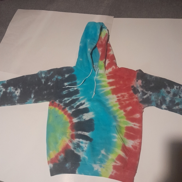 Tye dye hoody with pocket - Picture 2 of 2
